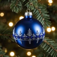 Kék karácsonyfadísz