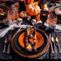 Halloween asztali kellékek