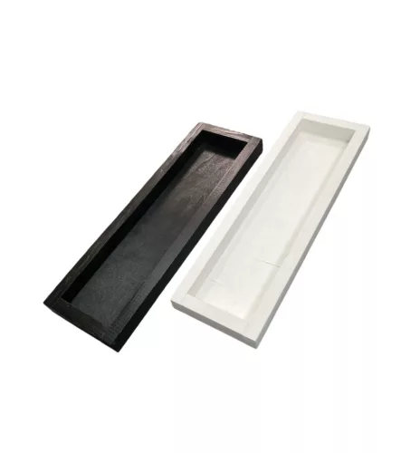 Dekor fa tál fehér vagy fekete 45x14cm választható