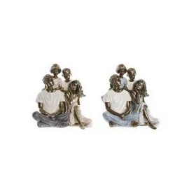 Család figura 14,5x14,5x15cm 2 féle választható