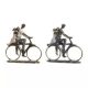 Biciklis pár szobor 24x8x25cm 2 féle