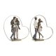 Pár szív figura 26x8,5x27cm választható 2 féle