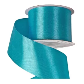 Szatén szalag 50mm x 22,86 - Aqua kék
